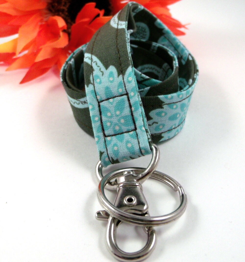 Floral Breakaway Lanyard with ID Holder