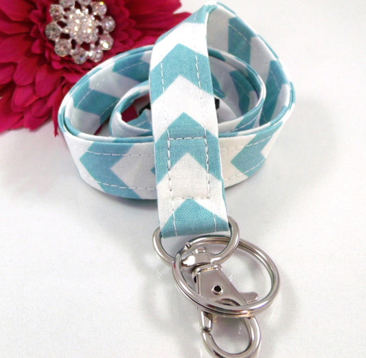 Chevron Breakaway Lanyard with ID Holder
