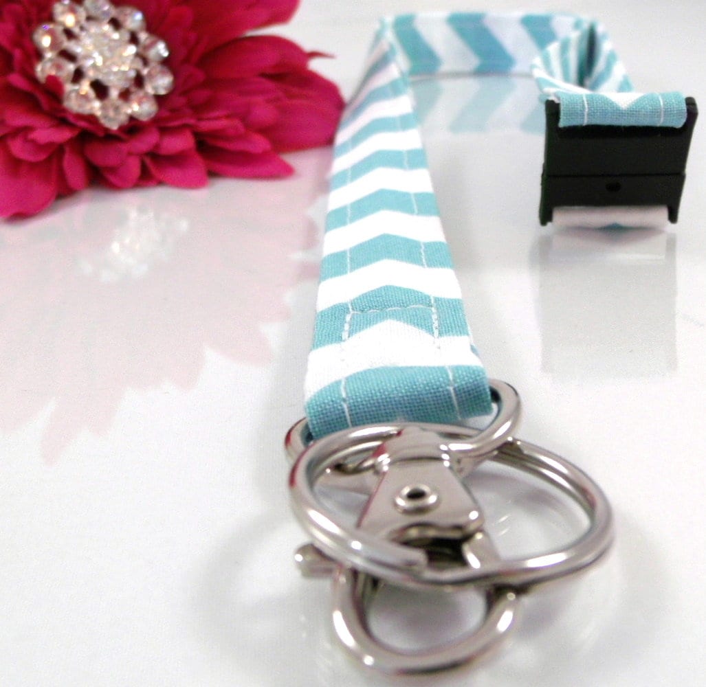 Chevron Breakaway Lanyard with ID Holder