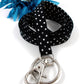 Polka Dots Skinny Lanyard for Keys