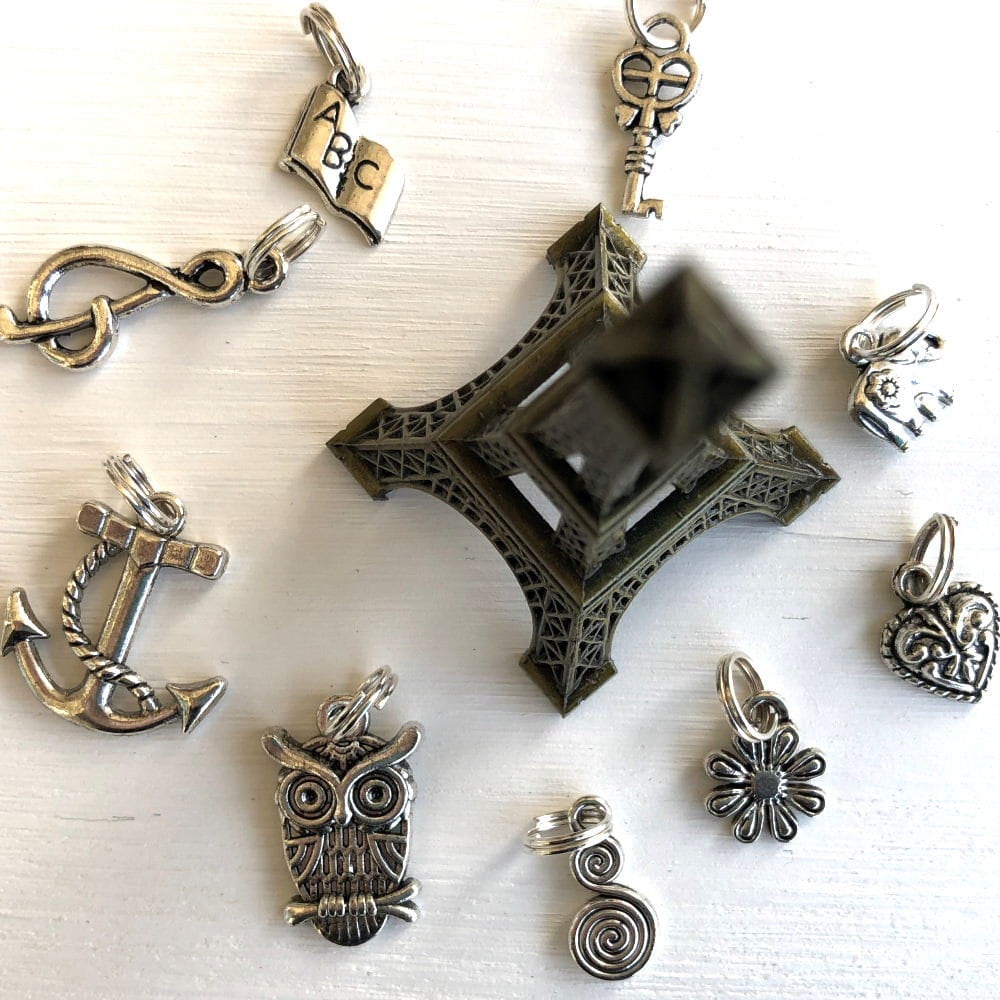 Polka Dots Skinny Lanyard for Keys