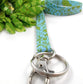 Floral Skinny Lanyard for Keys