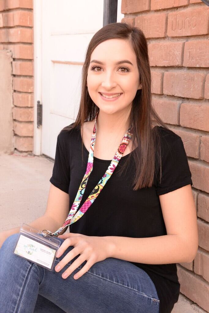 Floral Lanyard Gift for Teachers, Nurses