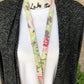 Floral Lanyard Gift for Teachers, Nurses, Students