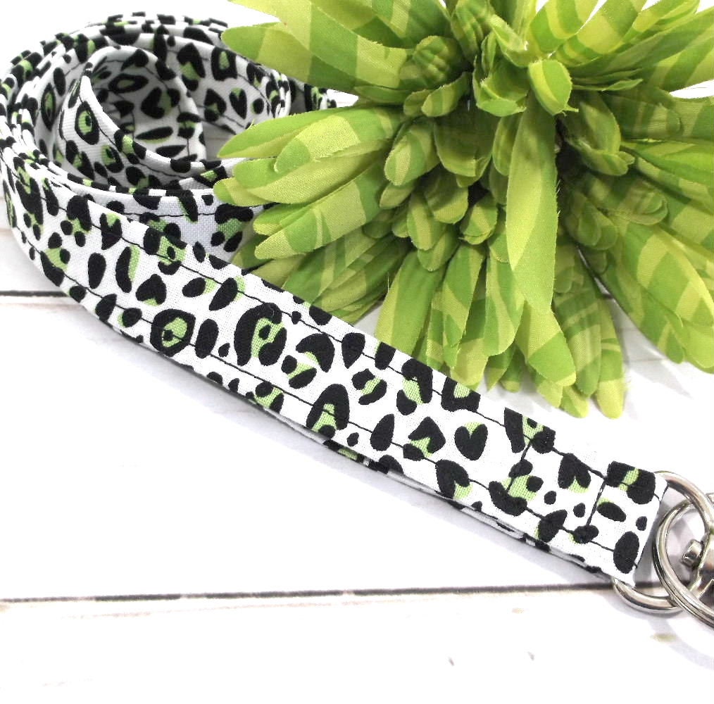 Leopard Lanyard ID Holder for Keys and ID Badge