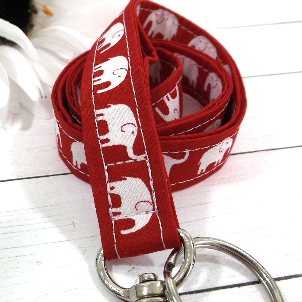 Elephant Lanyard for Keys and ID Badge
