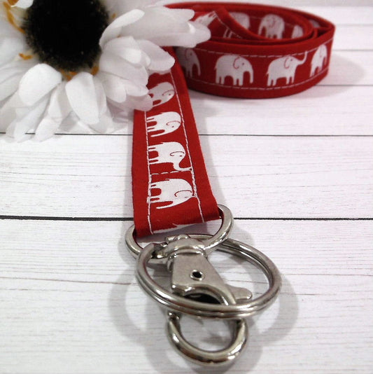 Elephant Lanyard for Keys and ID Badge