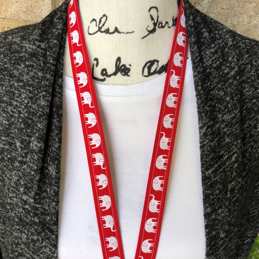 Elephant Lanyard for Keys and ID Badge