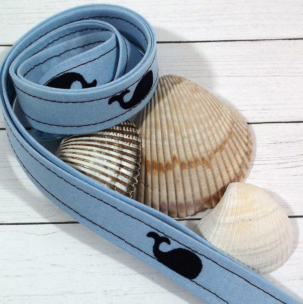 Whale Print Lanyard for Keys and ID Badge