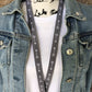Grey Arrow Lanyard for Keys and ID Badge