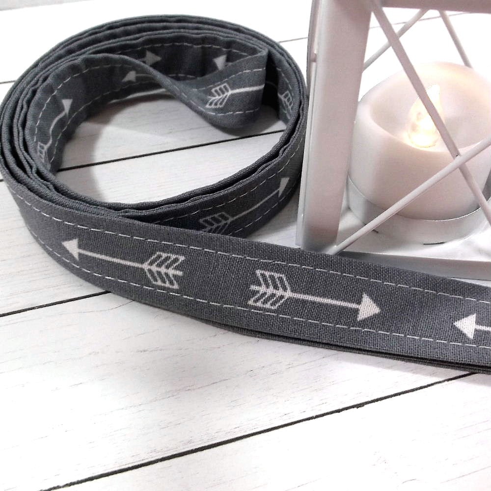 Grey Arrow Lanyard for Keys and ID Badge