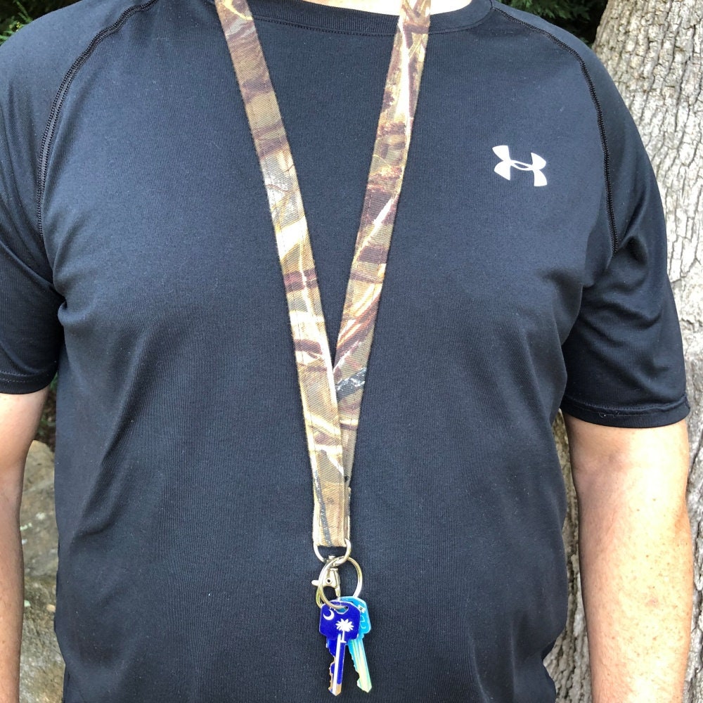 Camo Lanyards for Men Keychain Gift for Men