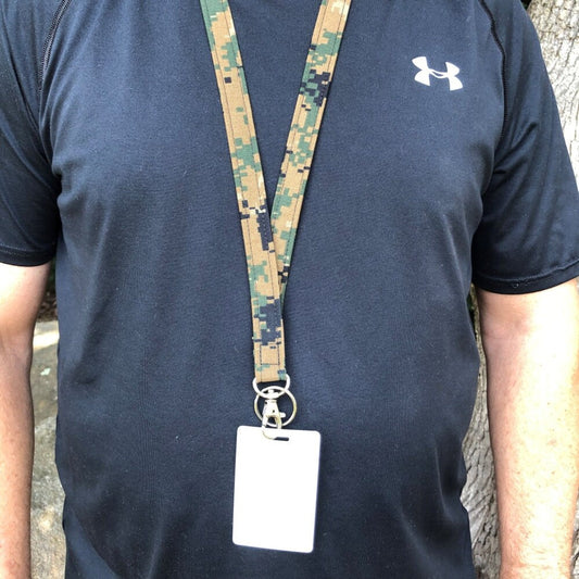 Camo Lanyards for Men Keychain Gift for Men
