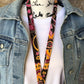 Pink and Brown Floral Cute Lanyards For Women