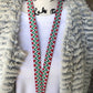 Holiday Chevron Lanyard for Keys and ID Badge