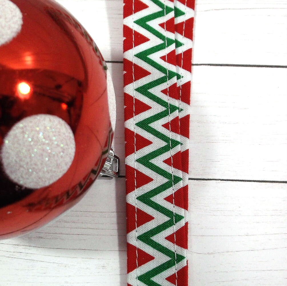 Holiday Chevron Lanyard for Keys and ID Badge