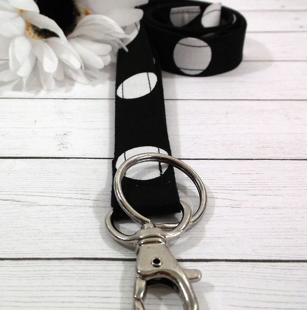 Black and White Lanyard For Women Gift for Teachers, Nurses