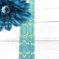 Aqua Floral Lanyards For Women Gift for Teachers, Nurses