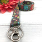 Aqua Floral Lanyards For Women