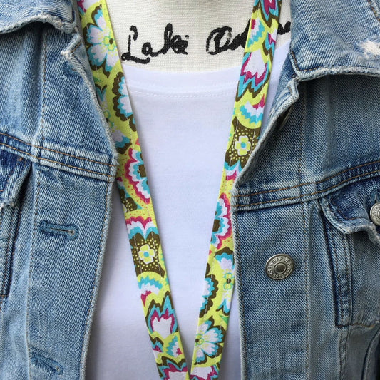 Floral Lanyards For Women Gift for Teachers, Nurses