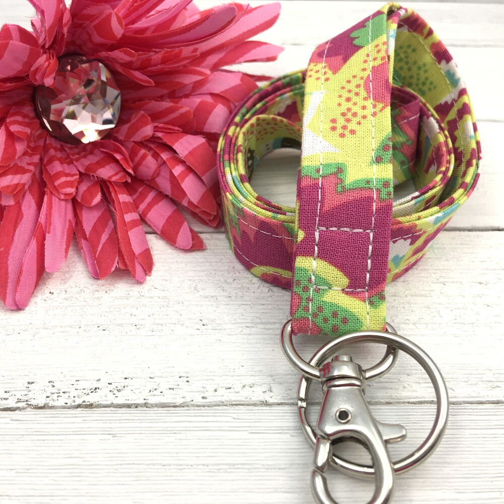 Floral lanyard, Lanyard for Keys, Trending Now, Teacher Life, Lanyard for Badge, Lanyard Keychain, Nurse Lanyard, Fabric Lanyard, Nurse Life