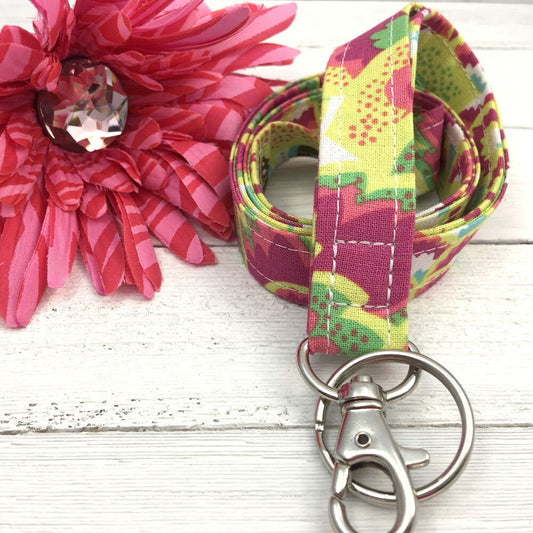 Floral lanyard, Lanyard for Keys, Trending Now, Teacher Life, Lanyard for Badge, Lanyard Keychain, Nurse Lanyard, Fabric Lanyard, Nurse Life