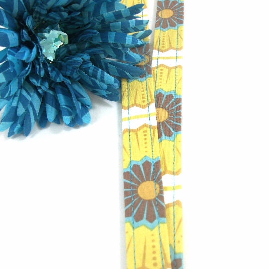 Floral Fabric Lanyard ID Badge Holder