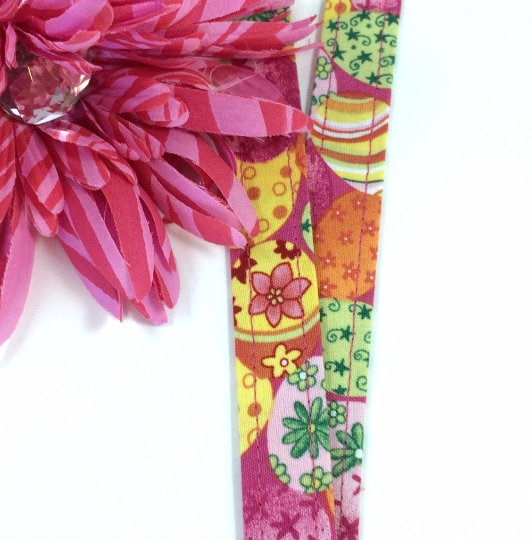 Easter Eggs Fabric Lanyard