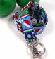 Christmas Lanyard with Ornaments Santa Hat