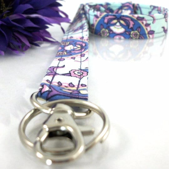 Key Lanyard in Amy Butler floral