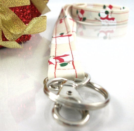 Christmas Lanyard with Snowmen