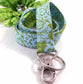 Fabric Lanyard Designs in Floral Damask
