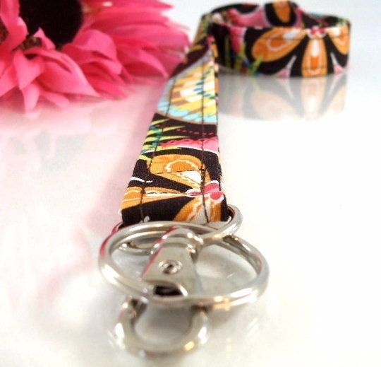 Floral lanyard, Lanyard for Keys, Trending Now, Teacher Life, Lanyard for Badge, Lanyard Keychain, Nurse Lanyard, Fabric Lanyard, Nurse Life