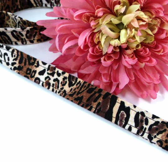 Animal Print Lanyard in Black and Brown Cheetah