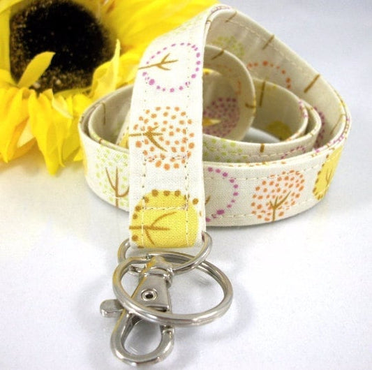 Tree Lanyard, Cute Lanyard with ID Holder, Cute lanyard for keys, lanyard teacher, lanyard for keys, lanyard for badge, Trees,  Teacher Life