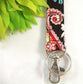 Floral Lanyard ID Badge Holder