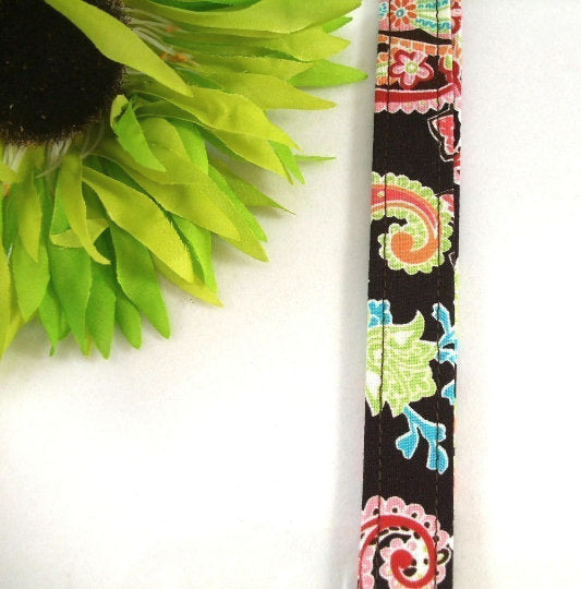 Floral Lanyard ID Badge Holder
