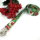 Christmas Lanyard in Floral Paisley