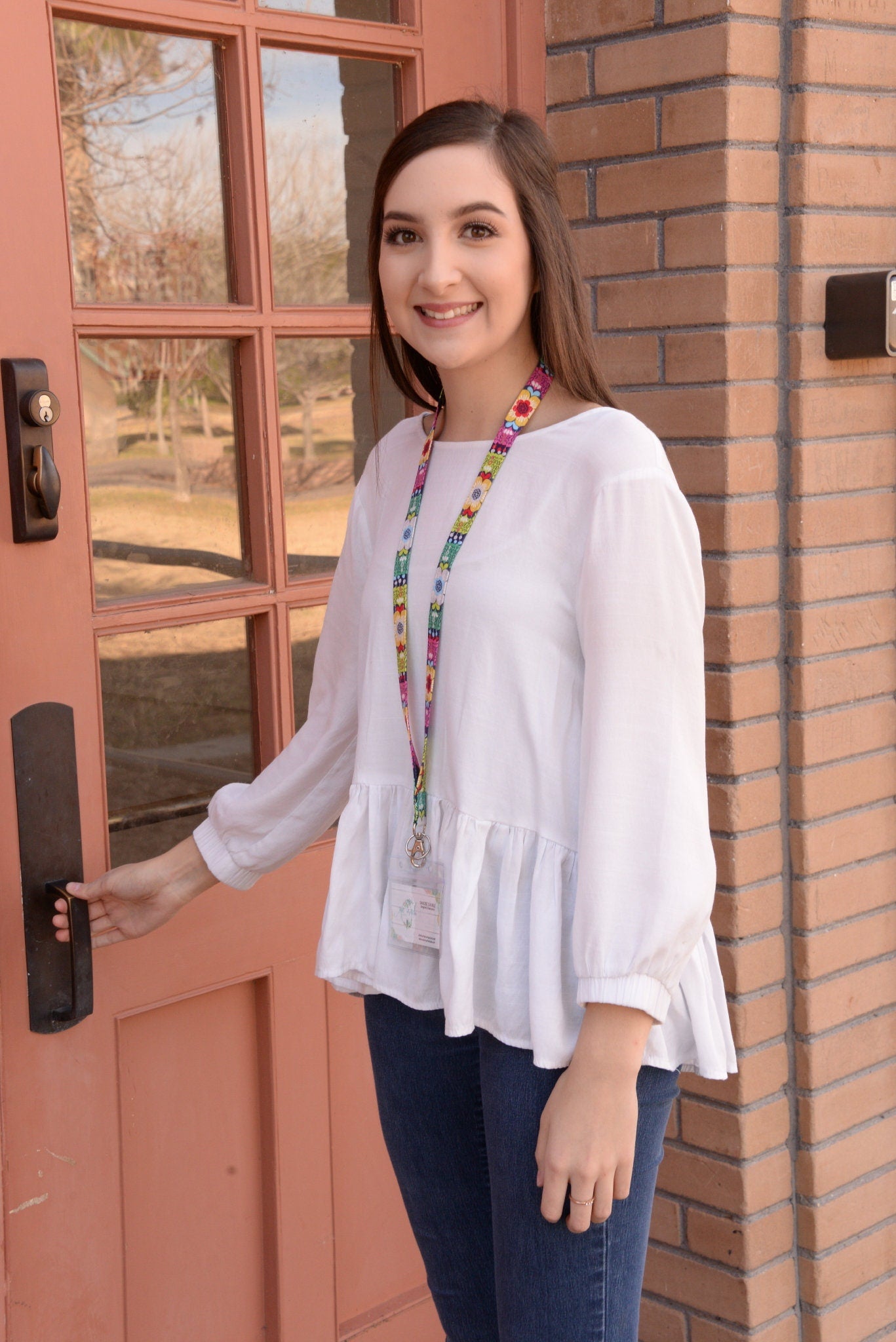 Amy Butler Fabric Lanyard