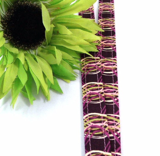 Eggplant Chartreuse Work Lanyard