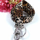 Animal Print Lanyard in Black and Brown Cheetah