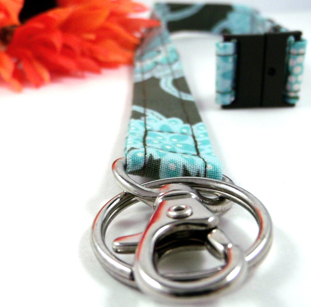 Floral Breakaway Lanyard with ID Holder