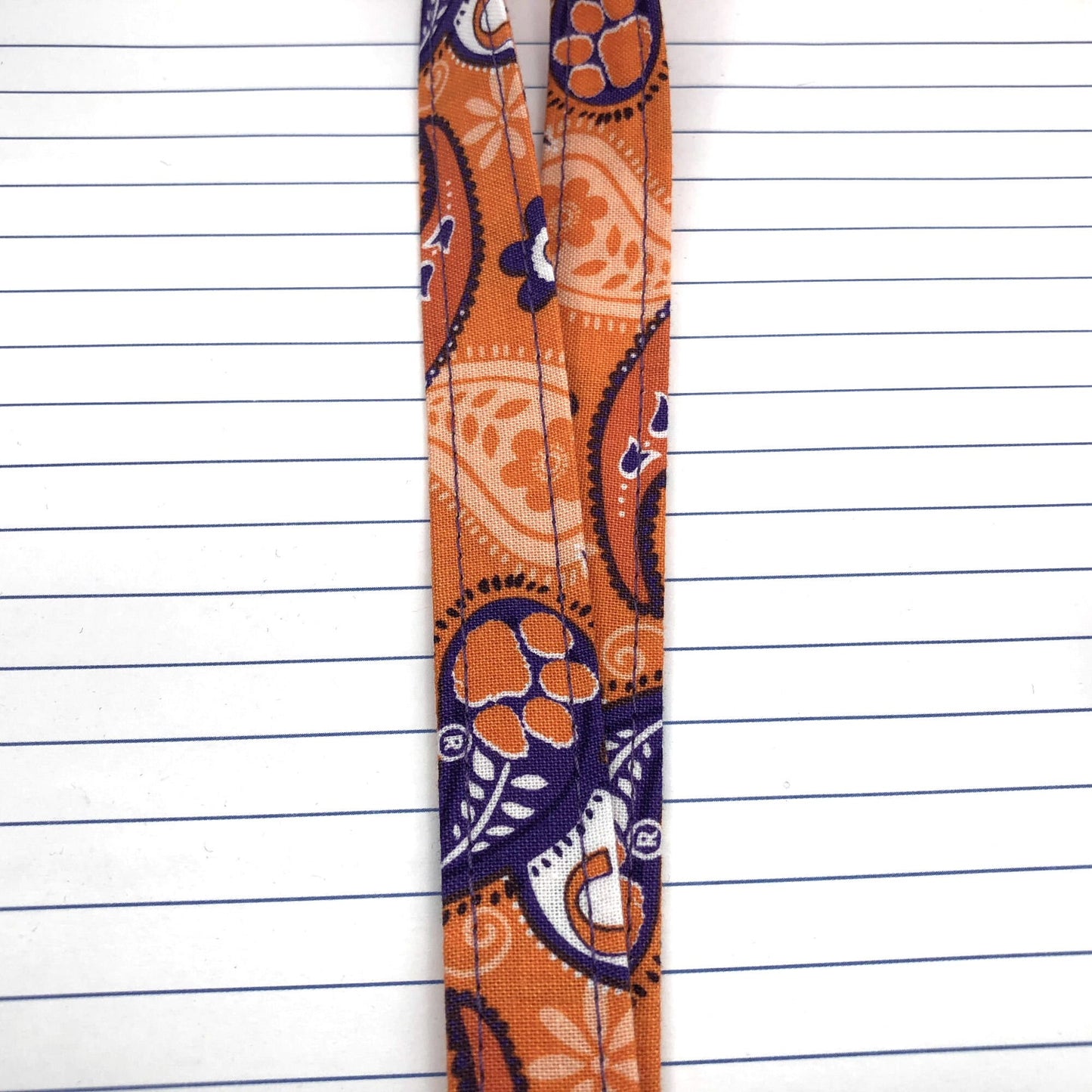Clemson | Lanyard | Approved Crafter License Holder | Badge Holder | Lanyards | Teacher Lanyard | ID Holder | Lanyard for Keys