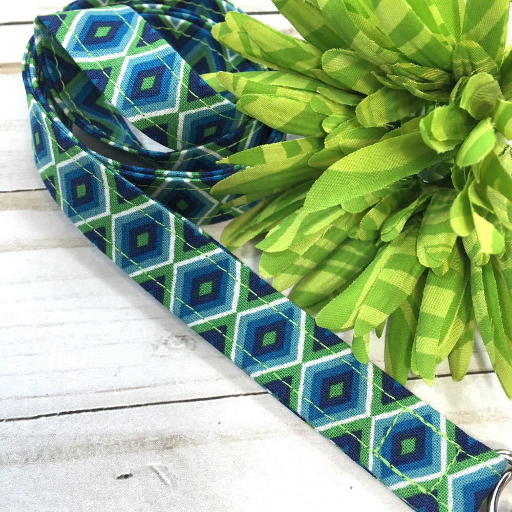 Diamond Pattern Lanyard for Keys and ID Badge