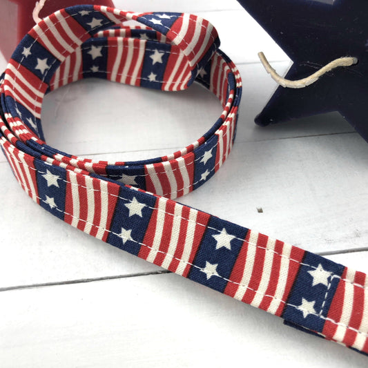 Patriotic Fabric Lanyard for Badges