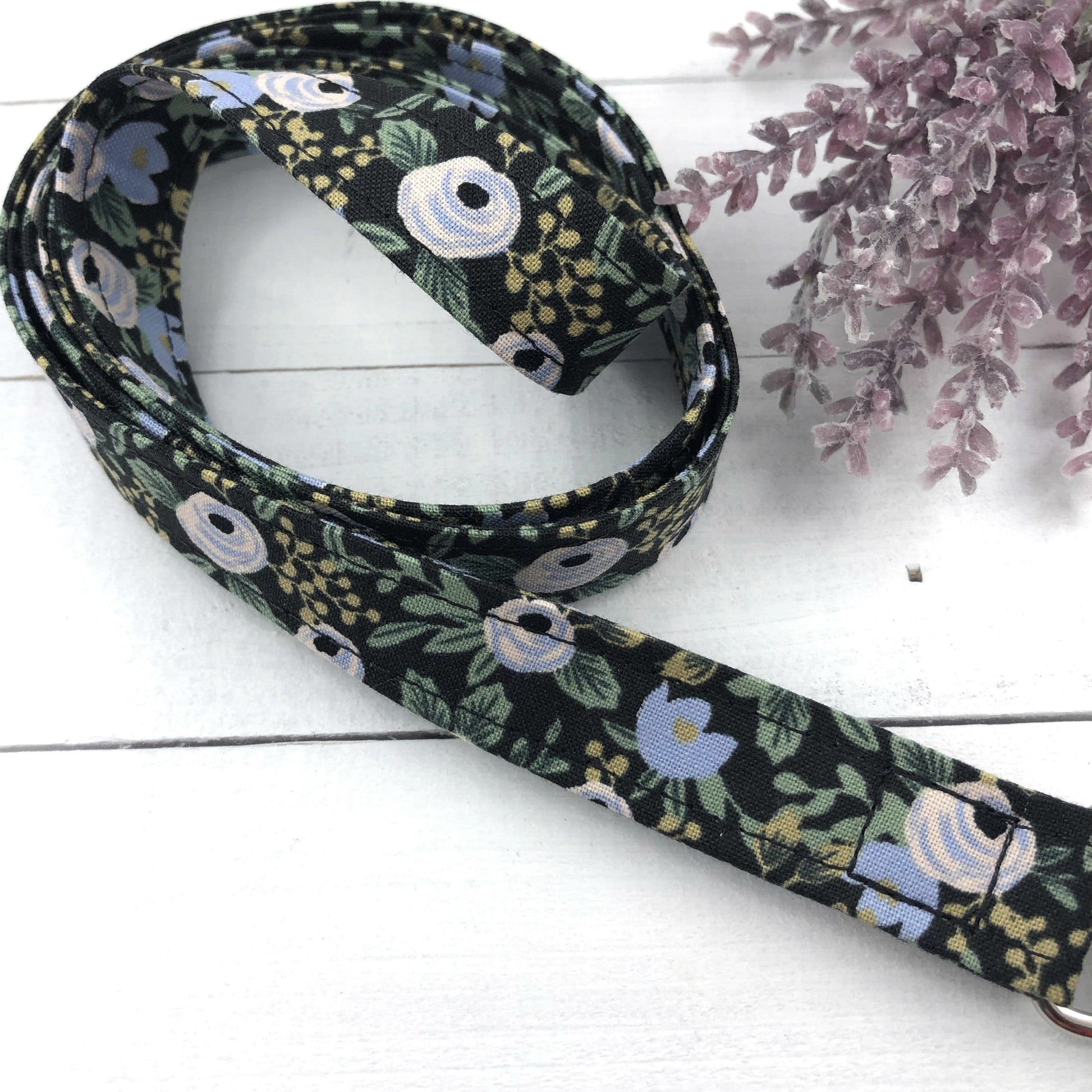 Rifle Paper Co Rosa Lanyard | Fabric Lanyard | Badge ID Holder | Name Tag Lanyard | Keychain | Lanyard for Keys | Floral Key Holder