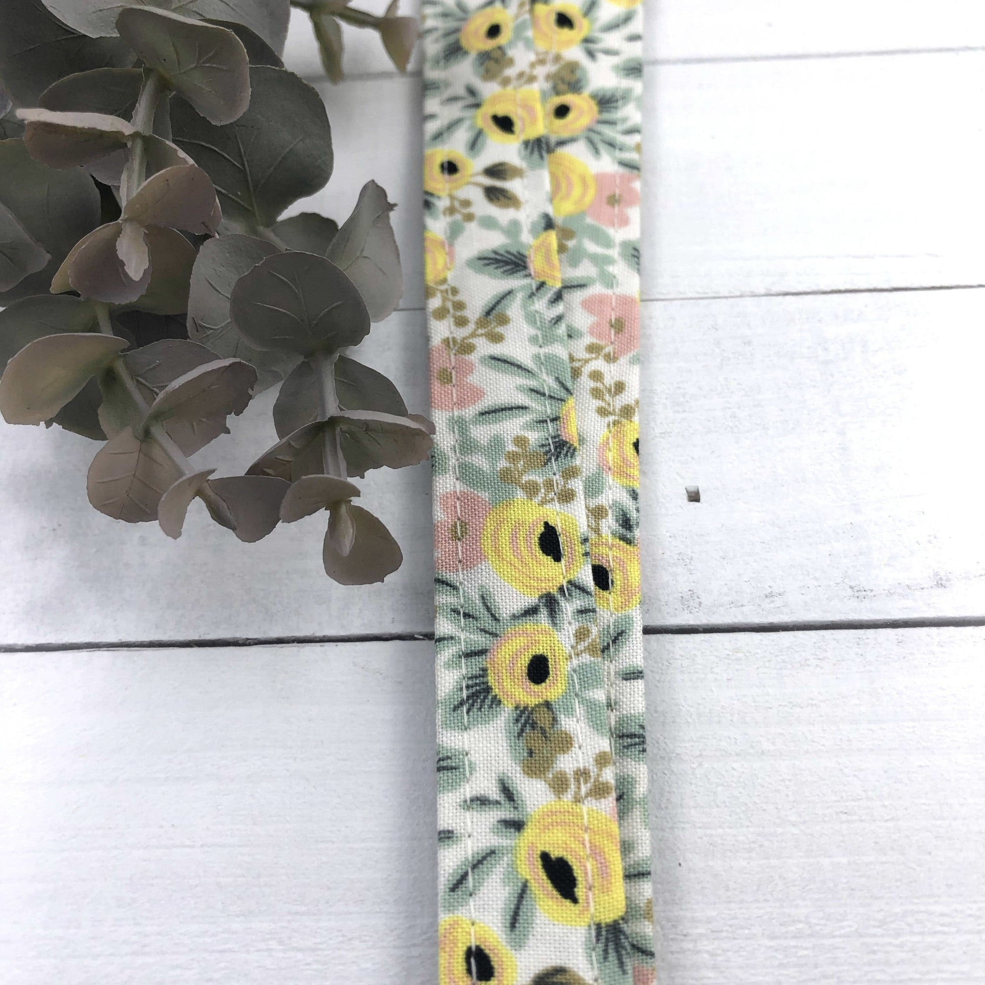 Rifle Paper Co Rosa Lanyard | Fabric Lanyard | Badge ID Holder | Name Tag Lanyard | Keychain | Lanyard for Keys | Floral Key Holder