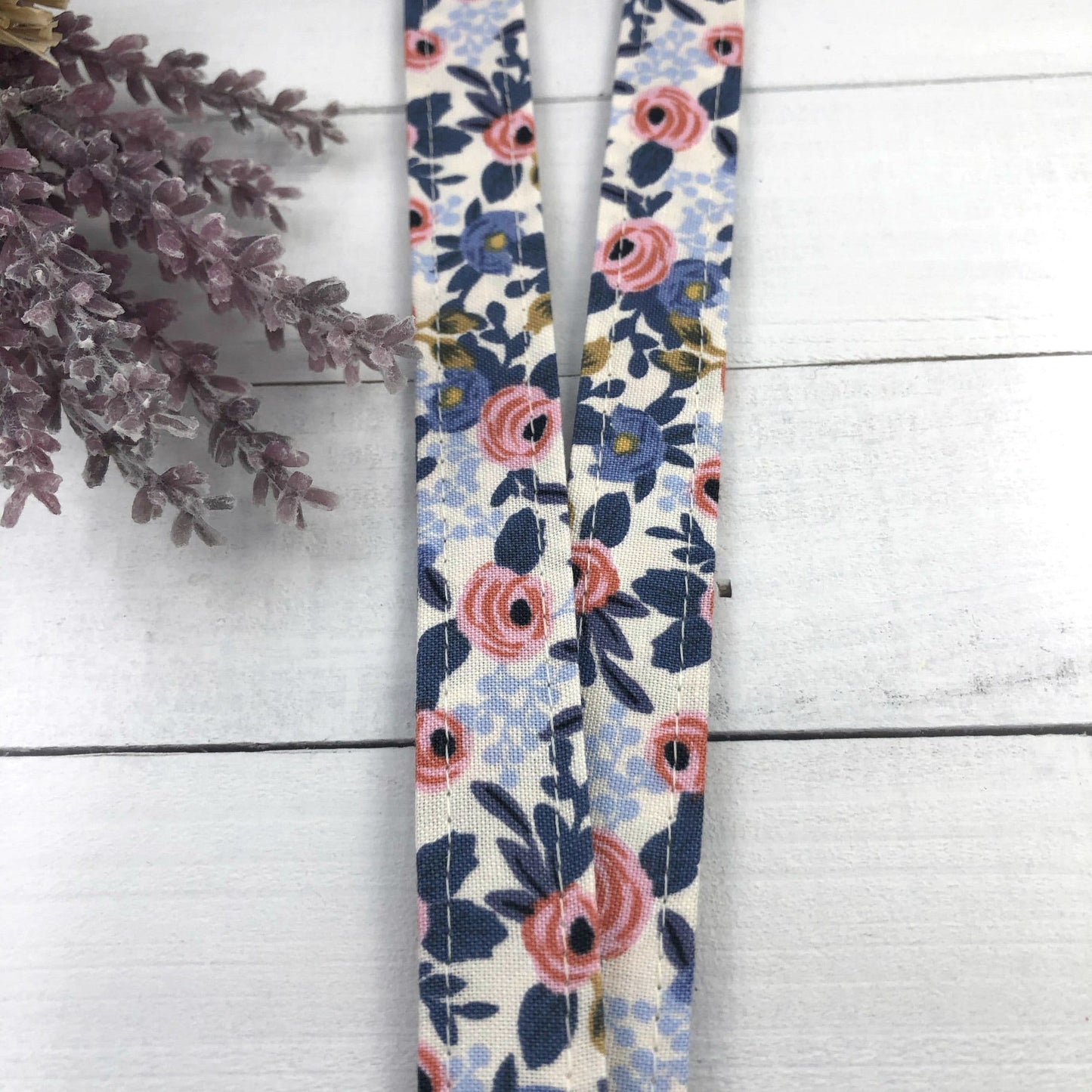 Rifle Paper Co Rosa Lanyard | Popular Right Now| Badge ID Holder | Name Tag Lanyard | Key Lanyard | Lanyard for Keys | Floral Key Holder