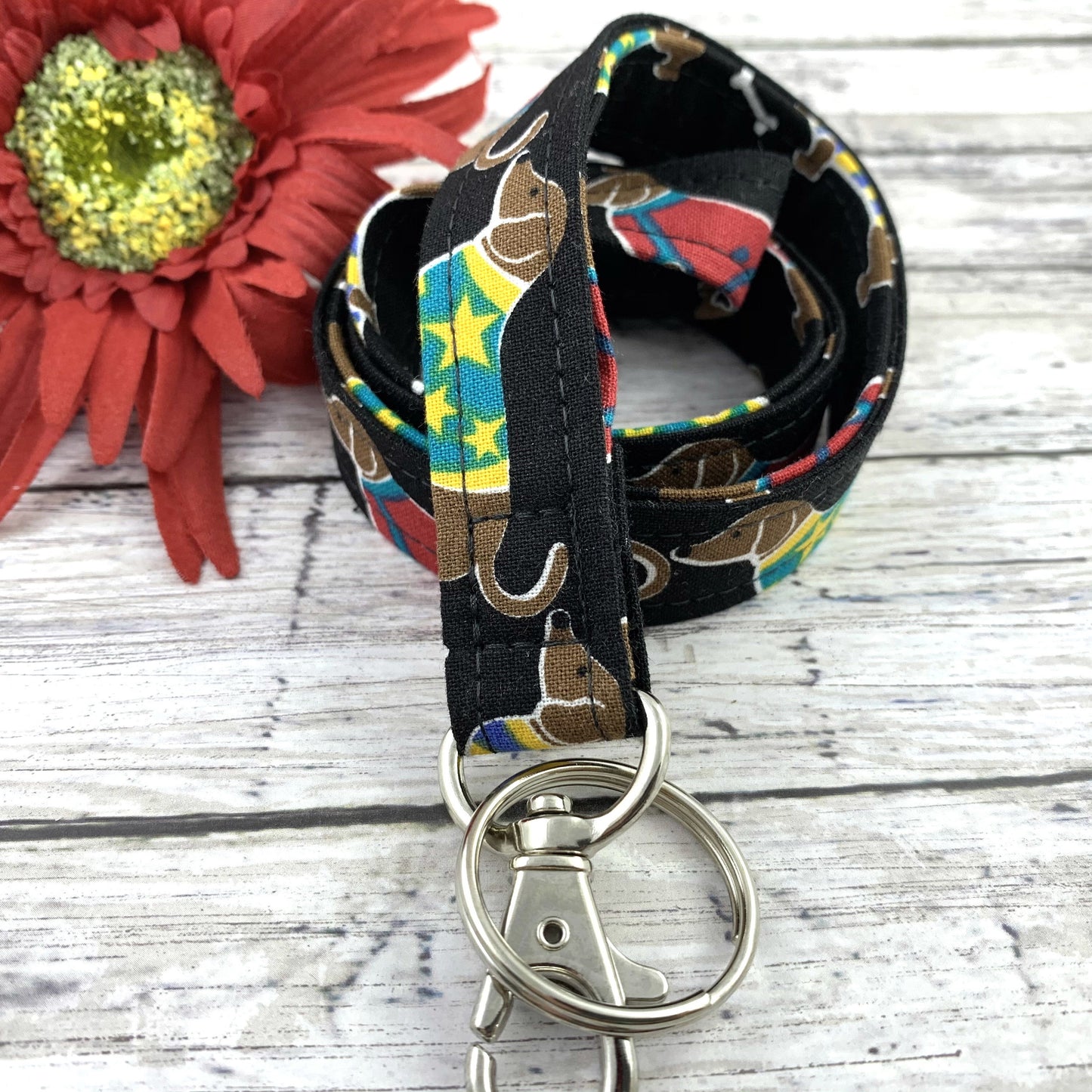 Handmade Dachshund Lanyard, Popular Right Now, Trending Now, Dog Lanyard, Dog Mom, Sausage Dog, Dog Lover Gift, Teacher Lanyard, Dog Lover