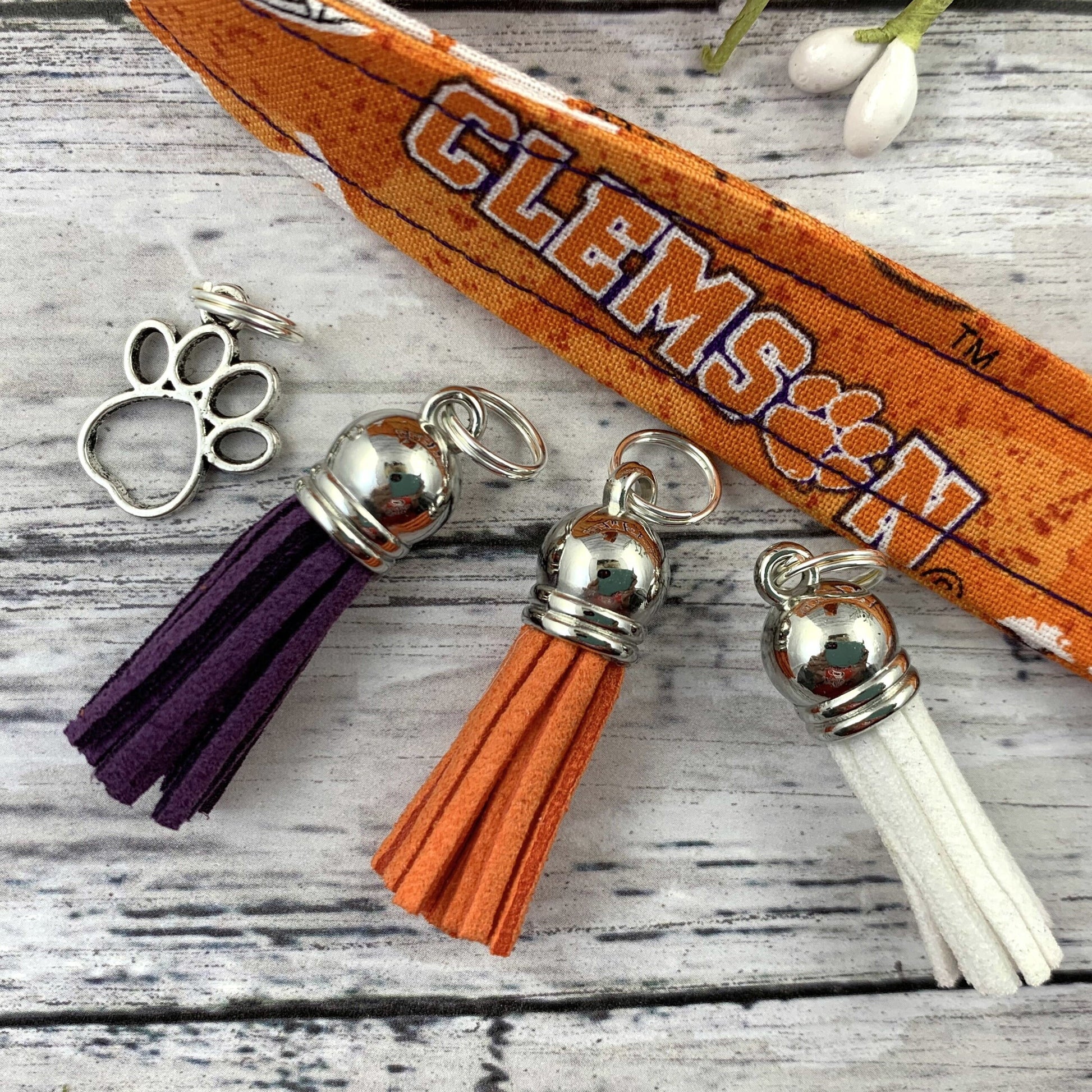 Clemson | Lanyard | Approved Crafter License Holder | Badge Holder | Lanyards | Teacher Lanyard | ID Holder | Lanyard for Keys